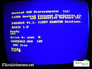 Amstrad CPC 464 PARADOS